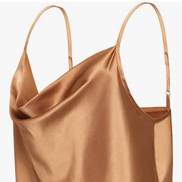 BOGO silky brown camisole - Picture 2 of 4